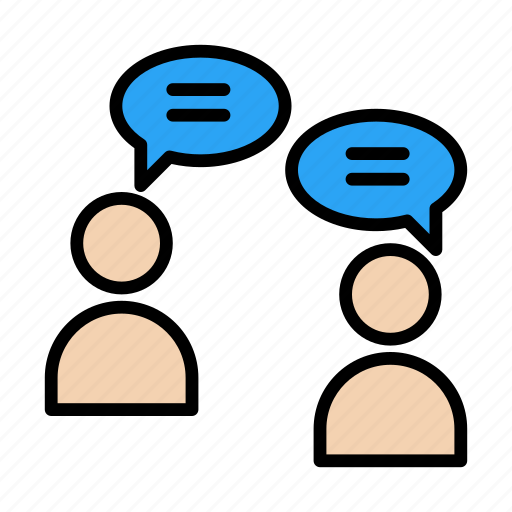Chat, meeting, discussion, staff, conversation icon - Download on Iconfinder