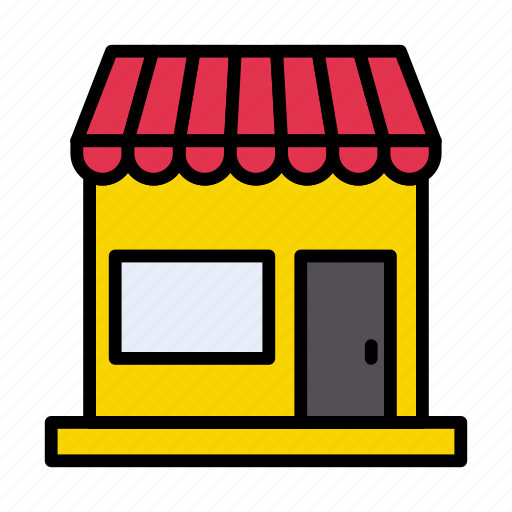 Market, building, shop, retail, store icon - Download on Iconfinder