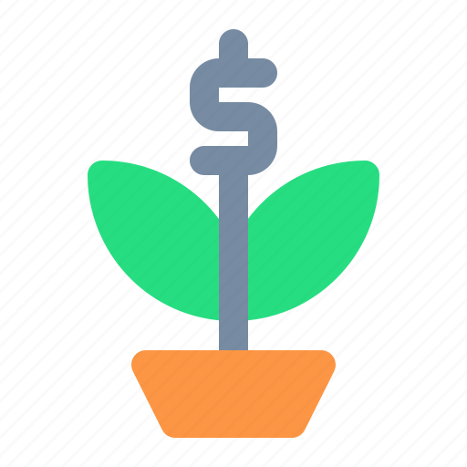 Money plant, growth, investment, financial, finance icon - Download on Iconfinder