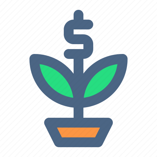Money plant, growth, investment, financial, business icon - Download on Iconfinder