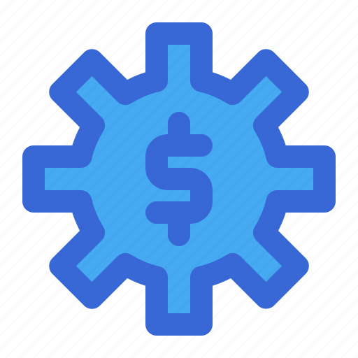 Finance management, money management, setting, settings, gear icon - Download on Iconfinder