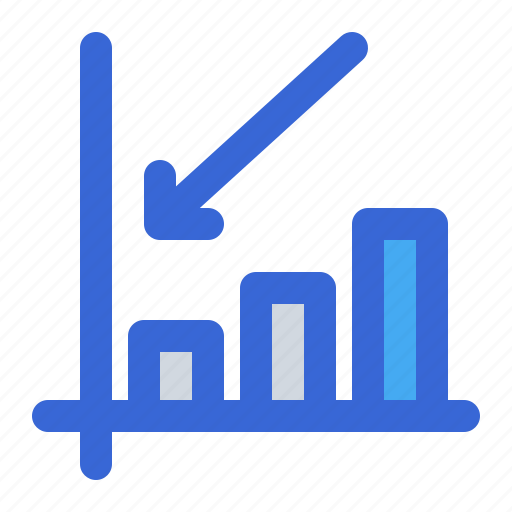 Loss graph, graph, report, diagram, finance icon - Download on Iconfinder