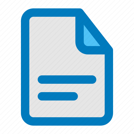 Document, file, paper, page, sheet, format icon - Download on Iconfinder