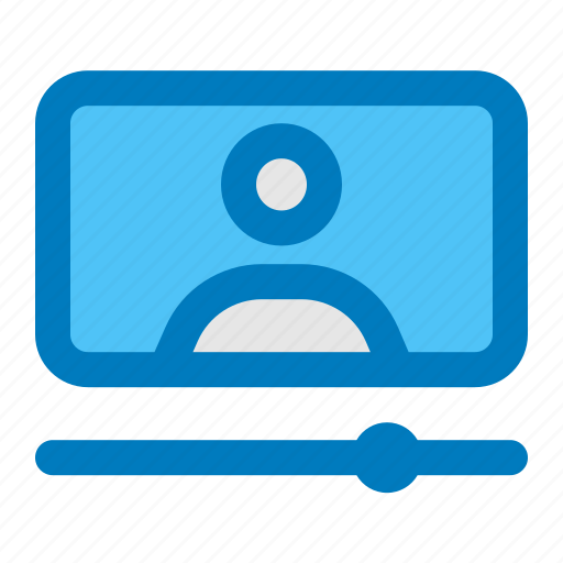 Video conference, video-call, communication, meeting, video-chat, online, online meeting icon - Download on Iconfinder