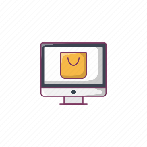 Cart, shopping, online, screen, business icon - Download on Iconfinder