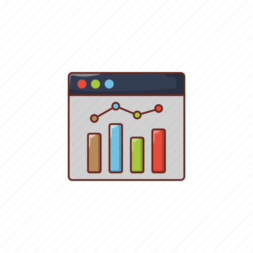 Graph, chart, webpage, finance, marketing icon - Download on Iconfinder