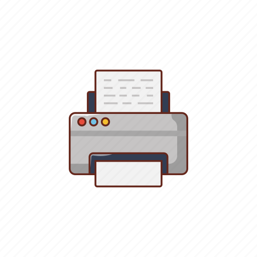 Printer, print, document, paper, office icon - Download on Iconfinder