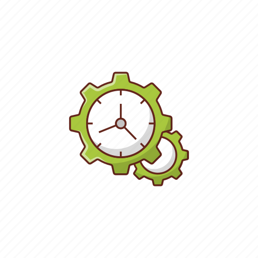 Time, management, business, setting, gear icon - Download on Iconfinder