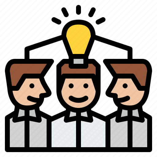 Brainstorming, idea, teamwork, business icon - Download on Iconfinder