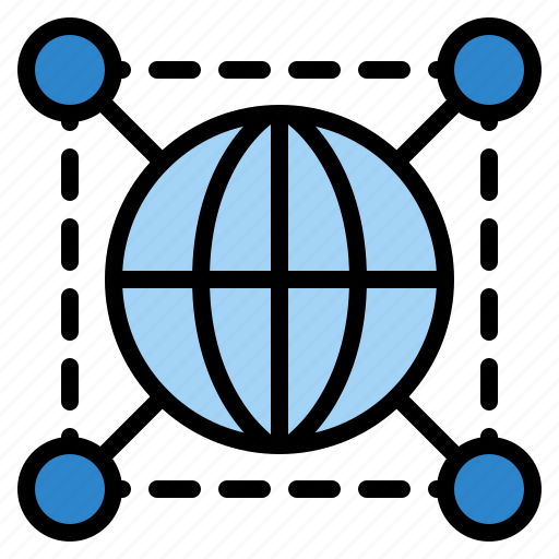 Global, connection, worldwide, branch, business icon - Download on Iconfinder