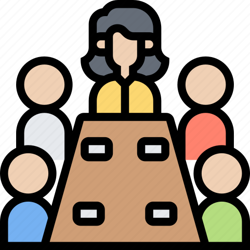 Attendee, meeting, team, collaboration, colleagues icon - Download on Iconfinder