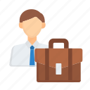 employee, manager, businessman, business, leadership, bag, briefcase