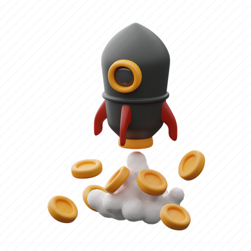 Rocket, launch, startup, start, creativity, innovation, up 3D illustration - Download on Iconfinder