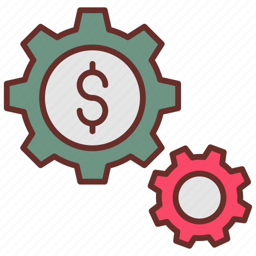 Money, making, gear, cash, generating, income, profit icon - Download on Iconfinder
