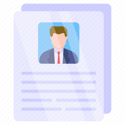 Cv, resume, curriculum vitae, biodata, personal profile icon - Download on Iconfinder