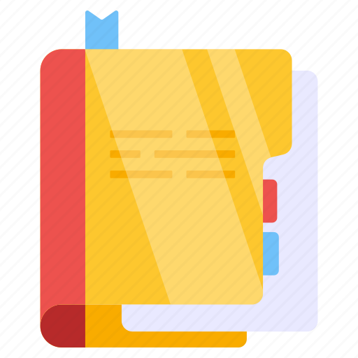 Jotter, diary, notebook, notepad, spiral book icon - Download on Iconfinder