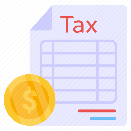 Tax paper, tax document, tax doc, tax report, tax plan icon - Download on Iconfinder