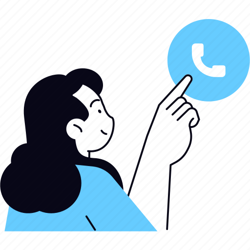 Call, contact, communication, mobile, support, phone, smartphone illustration - Download on Iconfinder