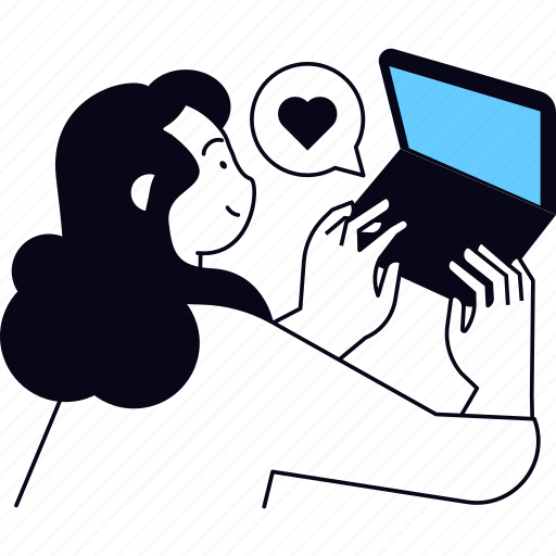 Like, favorite, heart, love, valentine, valentines, social media illustration - Download on Iconfinder