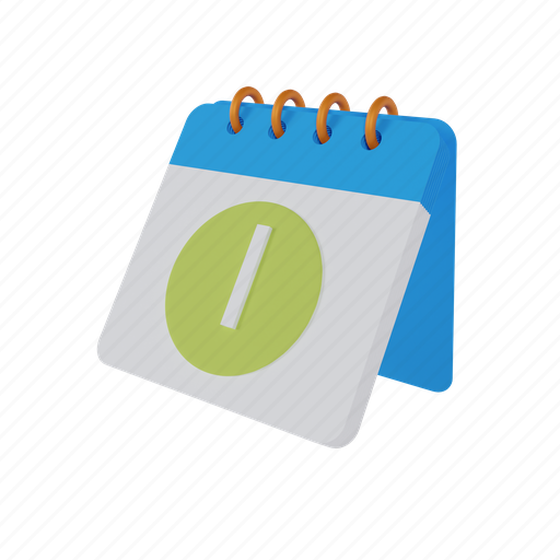 Calendar, event, schedule, date, time, appointment, plan 3D illustration - Download on Iconfinder