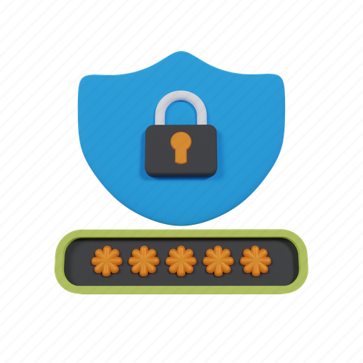 Security, protection, secure, safety, password, key, safe 3D illustration - Download on Iconfinder
