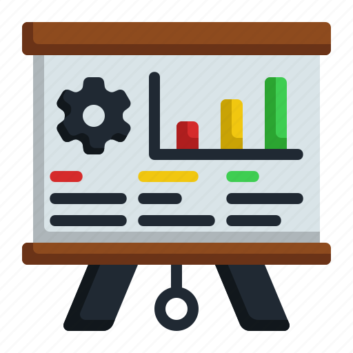 Presentation, business, and, finance, statistics, chart, bars icon - Download on Iconfinder