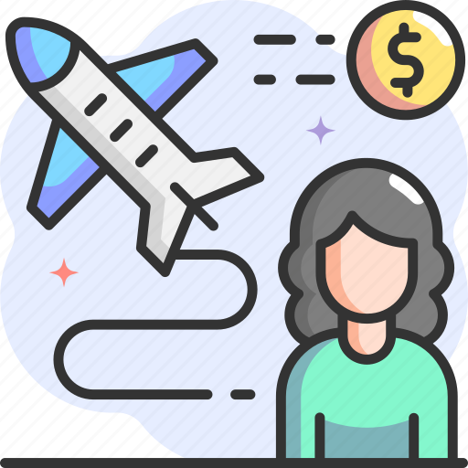 Business travel, travel, business trip, trip, airplane icon - Download on Iconfinder