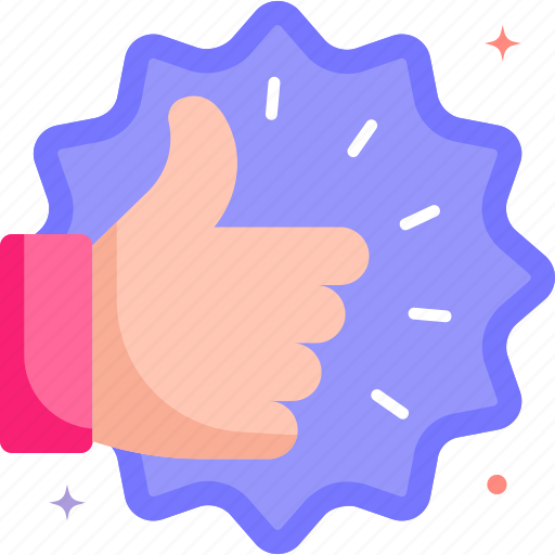 Quality, reward, like, thumbs up, top icon - Download on Iconfinder