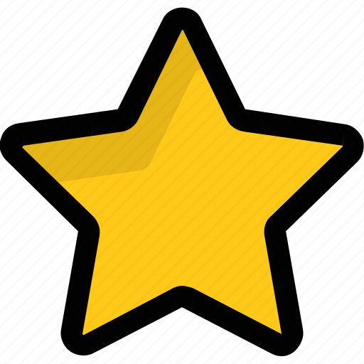 Five pointed, ranking sign, rating star, star, star shape icon - Download on Iconfinder