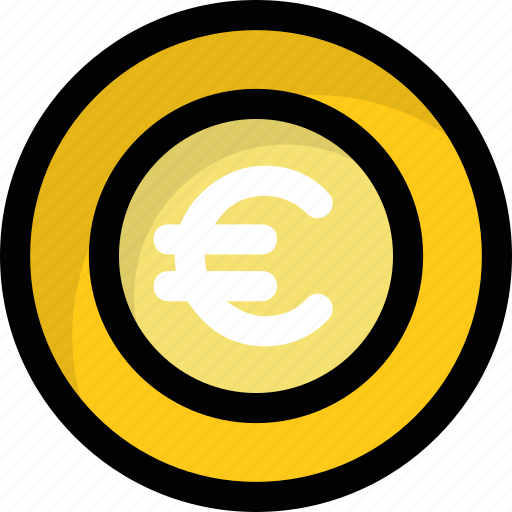 Cash, euro, euro coin, finance, money icon - Download on Iconfinder
