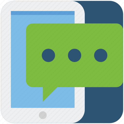 Chat, message, mobile, mobile chat, phone icon - Download on Iconfinder