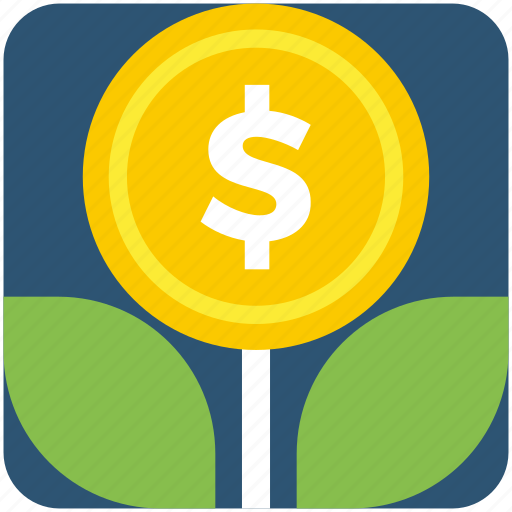Dollar, growth, investment, money, plant icon - Download on Iconfinder