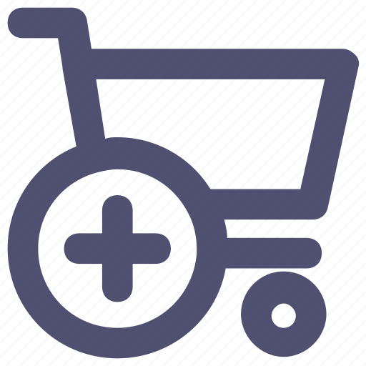 Cart, commerce, plus, shopping, shopping cart, trolley icon - Download on Iconfinder