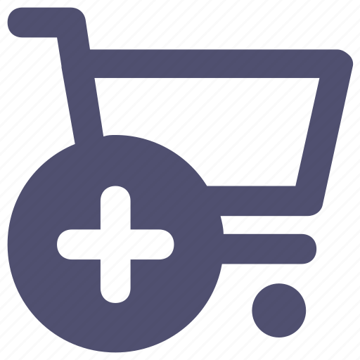 Cart, commerce, plus, shopping, shopping cart, trolley icon - Download on Iconfinder
