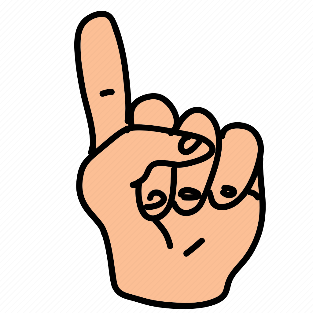 Business, finger, gesture, hand, one, 1 icon - Download on Iconfinder