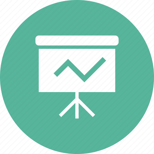 Arrow, business, profit, projection, report, screen icon - Download on Iconfinder