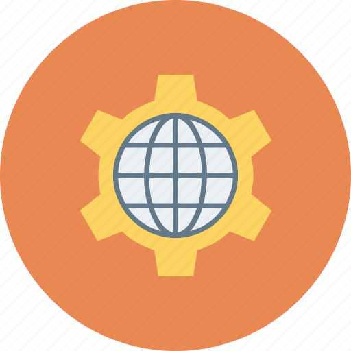 Browser, cog, globe, internet, setting, wheel, world icon icon - Download on Iconfinder