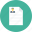 contract, cv, document, resume icon 
