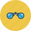 binoculars, business, scan, search icon 