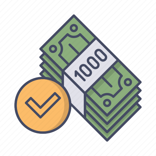 Check, currency, debit, money, profit, turnover icon - Download on Iconfinder