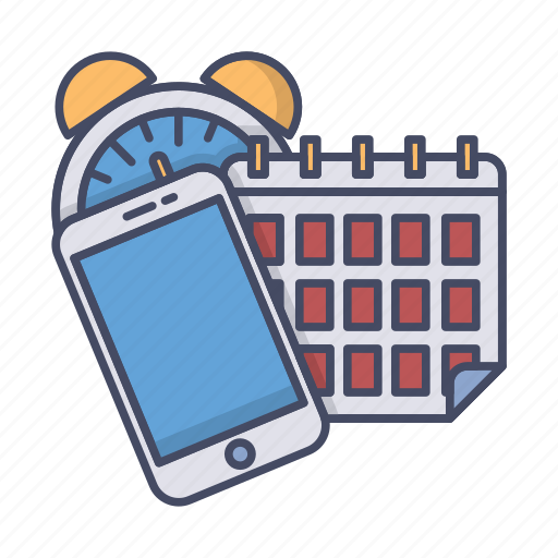 Calendar, clock, organize, reminder, schedule, smartphone, todo icon - Download on Iconfinder