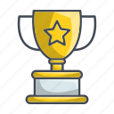 trophy, achievement, award, cup, winner
