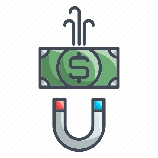 Magnet, money, cash, financial icon - Download on Iconfinder