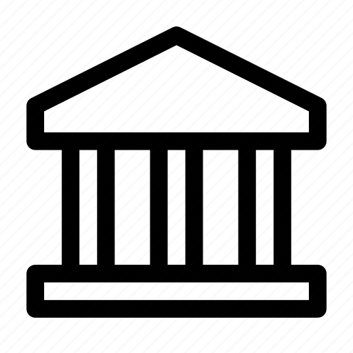 Bank, building, capital, culture, museum, pillars icon - Download on Iconfinder