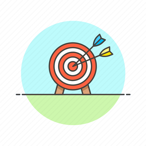 Business, target, arrow, goal, hit, middle, shoot icon - Download on Iconfinder