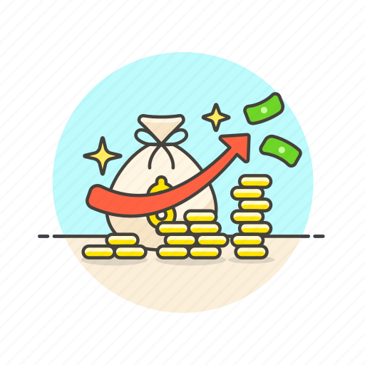 Business, financial, income, cash, growth, increase, money icon - Download on Iconfinder
