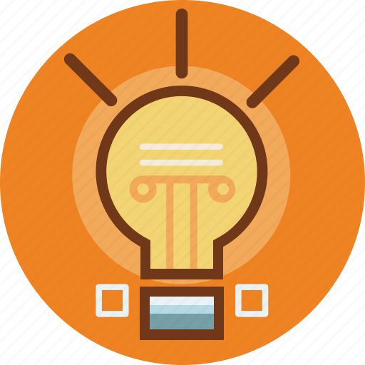 Creative idea, energy, idea, light, square icon - Download on Iconfinder