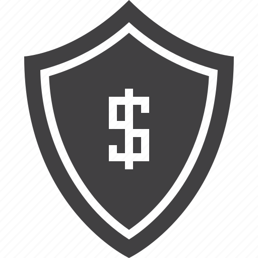 Dollar, protection, shield icon - Download on Iconfinder