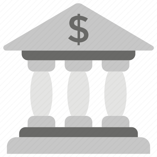 Architecture, bank, building exterior, columns building, treasury icon - Download on Iconfinder