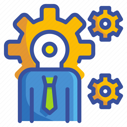 Business, businessman, cogwheels, management, manager, options, settings icon - Download on Iconfinder